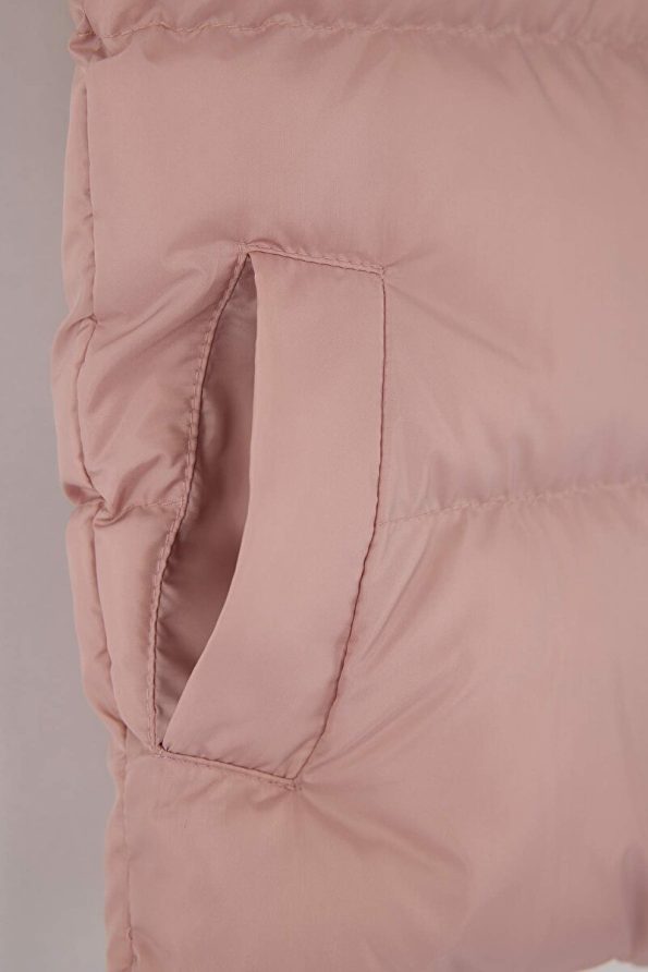 Trendyolmilla Kids Pink Girls' Regular Puffer Vest