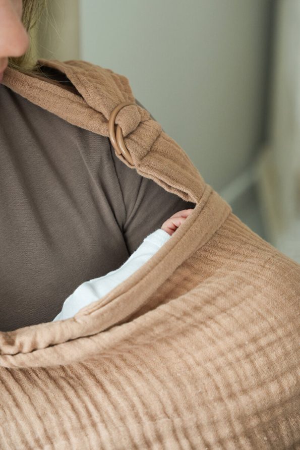 Minuche 100% Cotton 4-Layer Muslin Nursing Cover