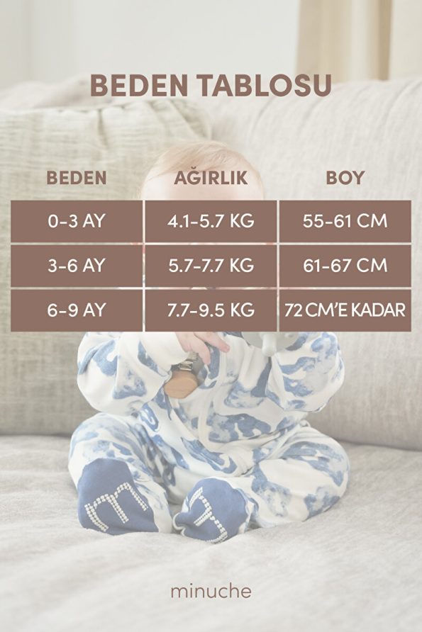 Minuche Baby Sleep Suit and Play Pajamas 100% Cotton - One-Piece Zippered Pajama Suit