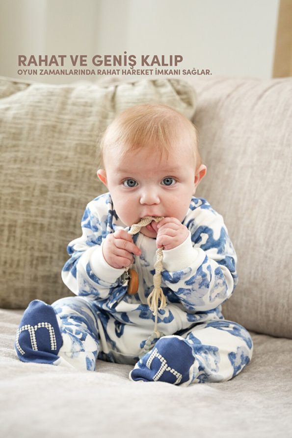 Minuche Baby Sleep Suit and Play Pajamas 100% Cotton - One-Piece Zippered Pajama Suit