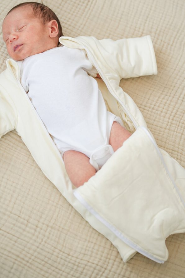 Minuche 100% Cotton Baby Sleep Sack - Double Zipper for Easy Diaper Changes