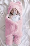 Lilabio Welsoft Outdoor Swaddle Blanket with Feet 0-12 Months