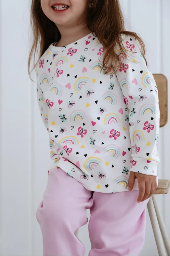 Lilabio 100% Cotton Butterfly Baby Pajama Set
