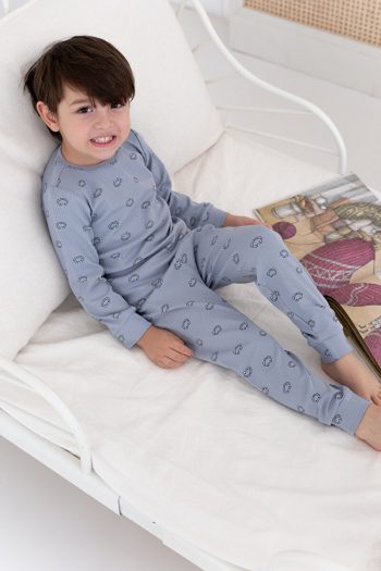 Lilabio 100% Cotton Printed Boys Pajama Set
