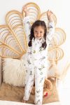 Lilabio 100% Cotton Flannel Girls Pajama Set