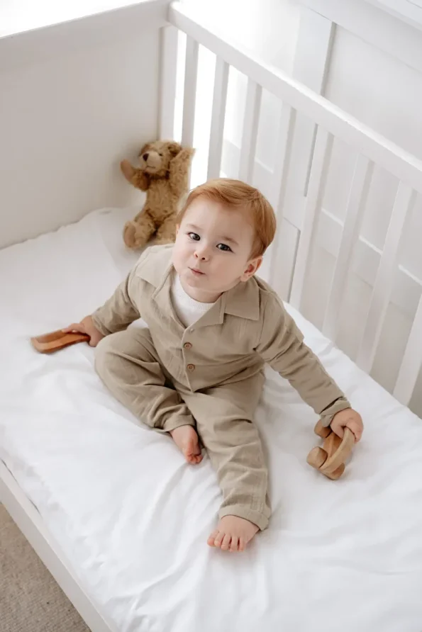 Lilabio 100% Cotton Muslin Boho Shirt Set for Ages 1-5