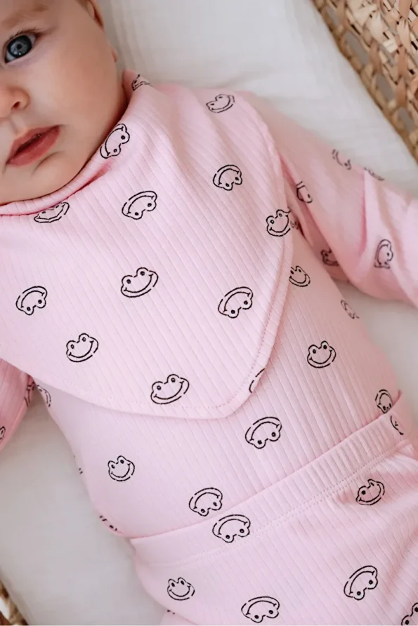 Lilabio 100% Cotton Newborn Bodysuit Set Gift for Boys and Girls