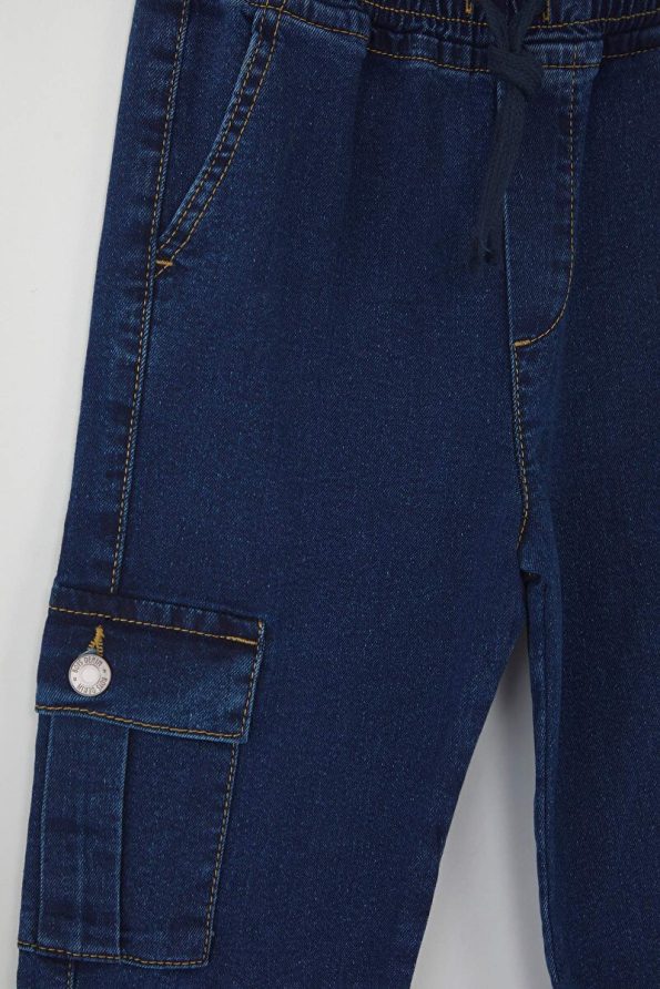 Trendyolmilla Kids Dark Blue Cotton Boys Denim Jeans