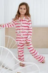 Lilabio Bamboo Fabric Button-Up Girls Pajama Set