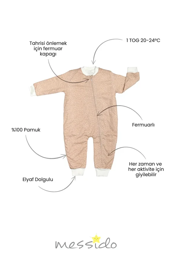 Messido 100% Cotton Sleep Sack for Ages 1-5