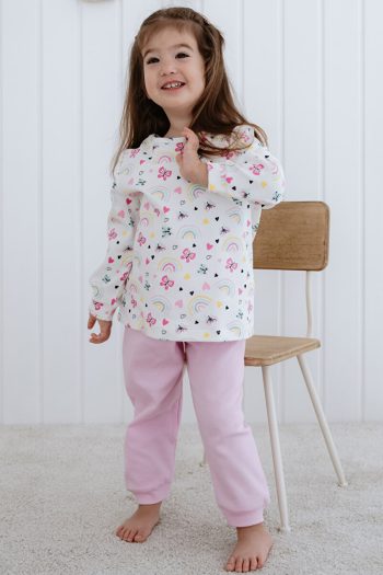 Lilabio 100% Cotton Butterfly Baby Pajama Set