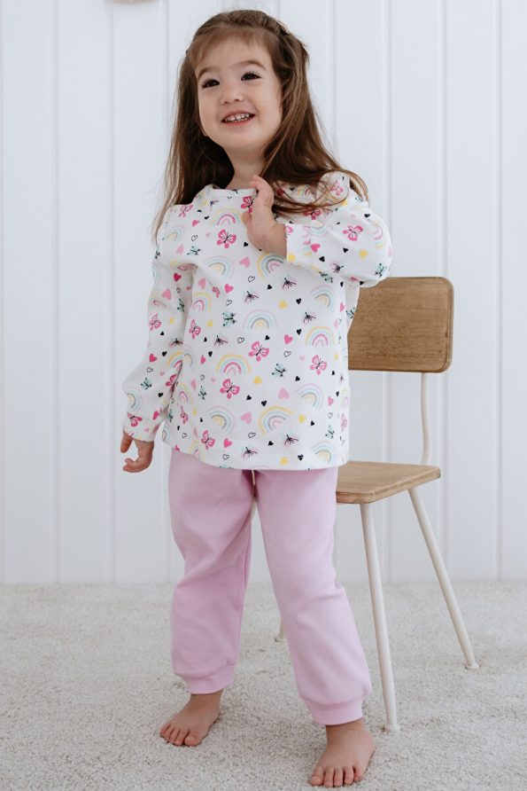 Lilabio 100% Cotton Butterfly Baby Pajama Set