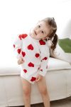 Lilabio Cotton Heart Long Sleeve Baby Bodysuit