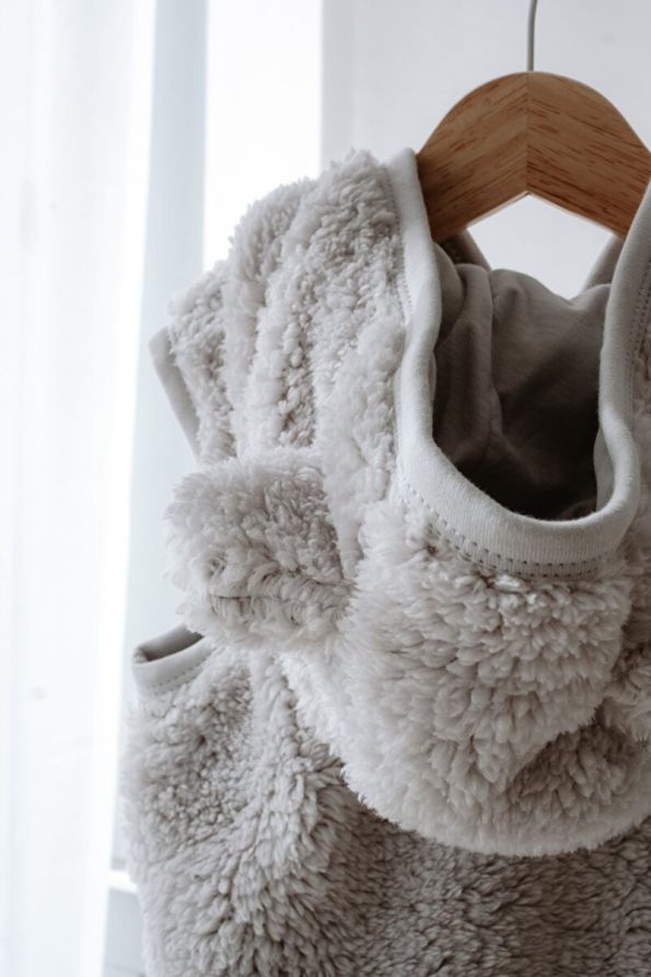 Mother Love Teddy Plush Children's Hooded Vest with 3D Ears