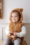 Mother Love Teddy Plush Children's Vest with Hood and 3D Ears