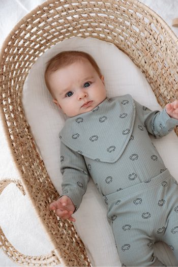 Lilabio 100% Cotton Newborn Bodysuit Set Gift for Boys and Girls