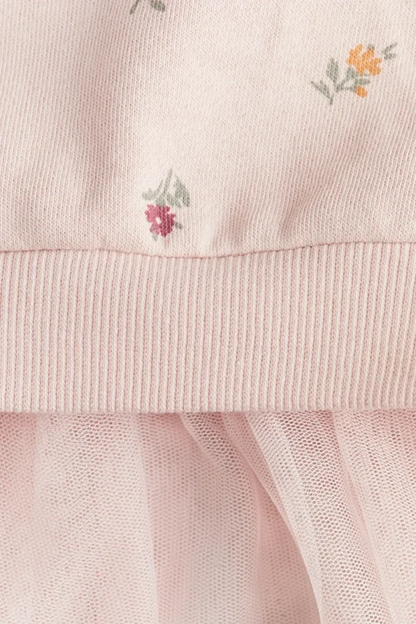 H&M Tulle Skirt Sweatshirt Dress
