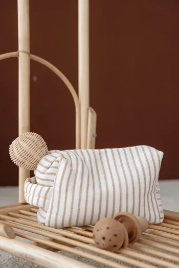 TBA COLLECTION Muslin Baby Diaper Bag | Line Series - Coral