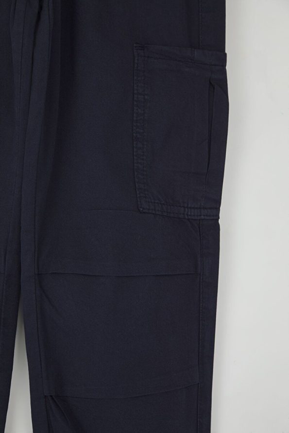 Trendyolmilla Kids Navy Blue Boys Cotton Pocket Detail Denim Pants