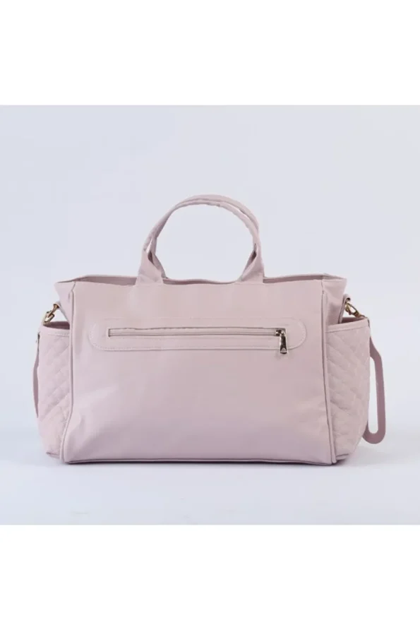 MY Collection Athena Leather Mother Baby Diaper Bag