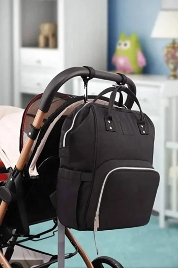 Local Mom Baby Care Backpack with Insulated Bottle Holder