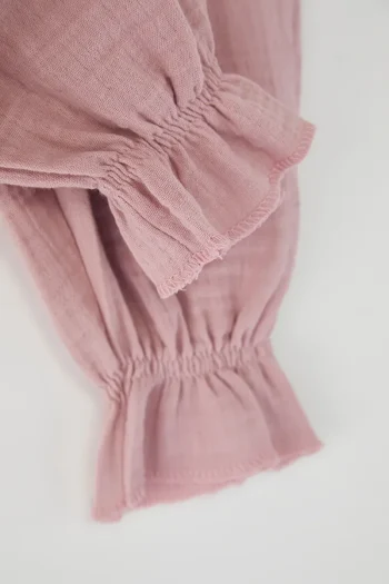 Trendyolmilla Kids Pink Cotton Basic Elastic Muslin Pants