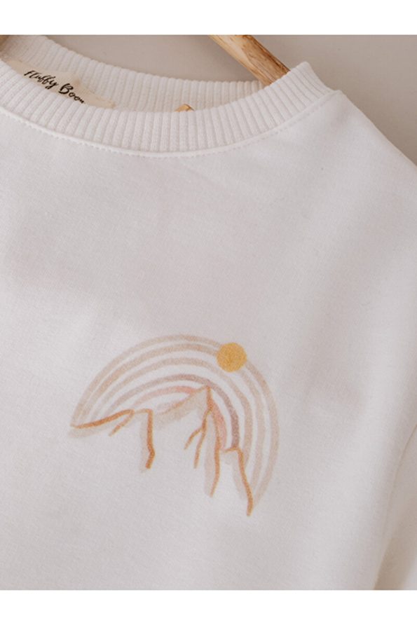 Fluffyboon Premium Kids Printed Sweatshirt - Mountain
