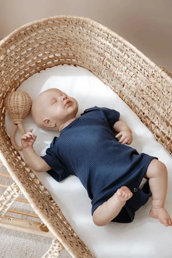 Tuğba Swan Baby Bodysuit Ribbed