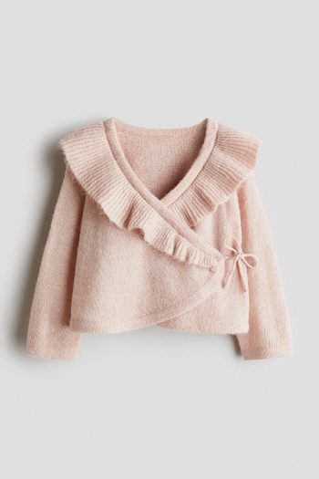 H&M Ruffled Wrap Cardigan