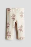 H&M Printed Fleece-Lined Leggings