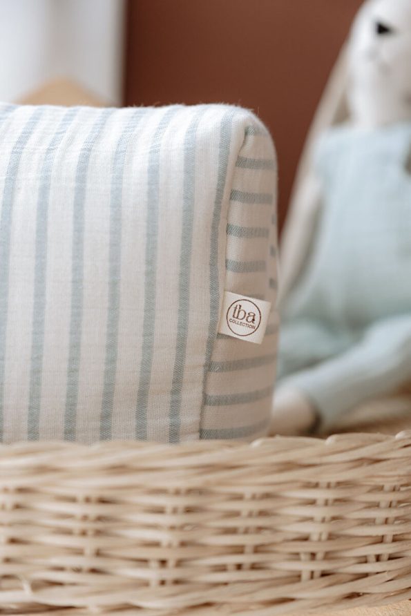 TBA COLLECTION Muslin Baby Care Bag | Line Series - Blue
