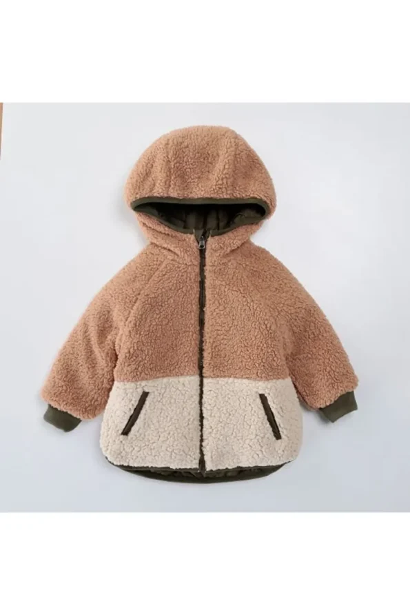 MIMBOKIDS Boys Reversible Jacket - Quilted/Faux Fur Details Ages 6-11