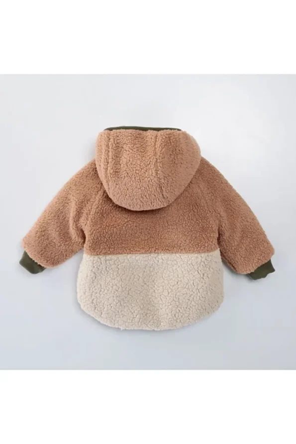 MIMBOKIDS Boys Reversible Jacket - Quilted/Faux Fur Details Ages 6-11