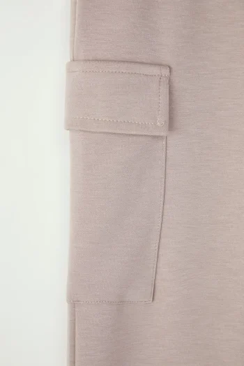 Trendyolmilla Kids Camel Flare Cargo Pants for Girls