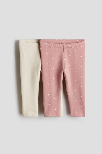 H&M Cozy Cotton Leggings Set
