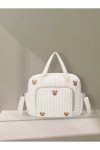 Bohemian Mother & Baby Care Bag with Cute Bear Organizer