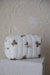 BabyKAR Mother Baby Care Bag, Cosmetic Bag and Organizer - Bear Muslin