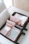 Serstil 6-Piece Baby Care and Organizer Bag Set - Pink Polka Dot