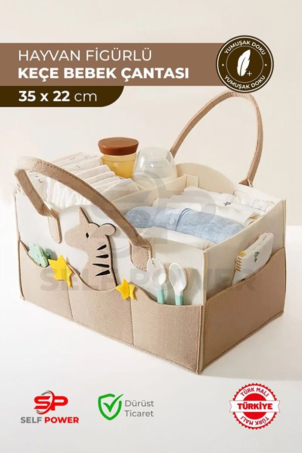 Sweet Felt Diaper Bag Organizer for Moms and Babies