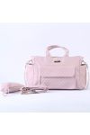 MY Collection Athena Leather Mother Baby Diaper Bag