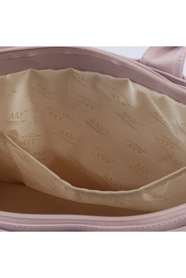 MY Collection Athena Leather Mother Baby Diaper Bag