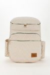 Arn Kids Cream Anka Model Diaper Backpack with Thermos Bottle Pockets and Stroller Strap