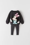 Yigit Boutique Minnie Printed Girls' Set