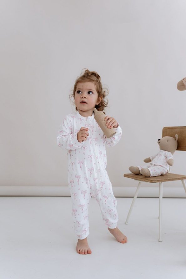Tuğba Swan Zippered Sleeveless Jumpsuit - Pureline Series - Dainty Bows