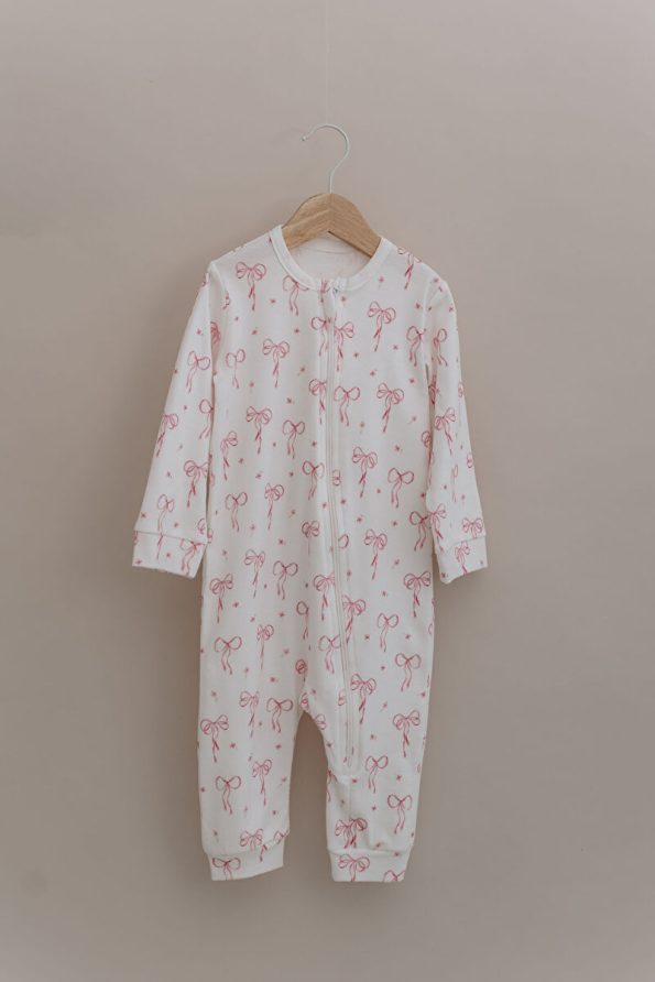 Tuğba Swan Zippered Sleeveless Jumpsuit - Pureline Series - Dainty Bows