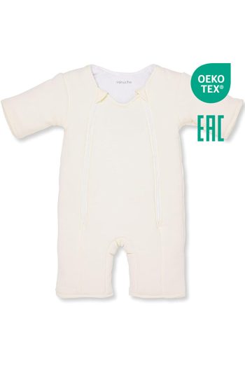 Minuche 100% Cotton Baby Sleep Suit - Double Zippered for Easy Diaper Changes