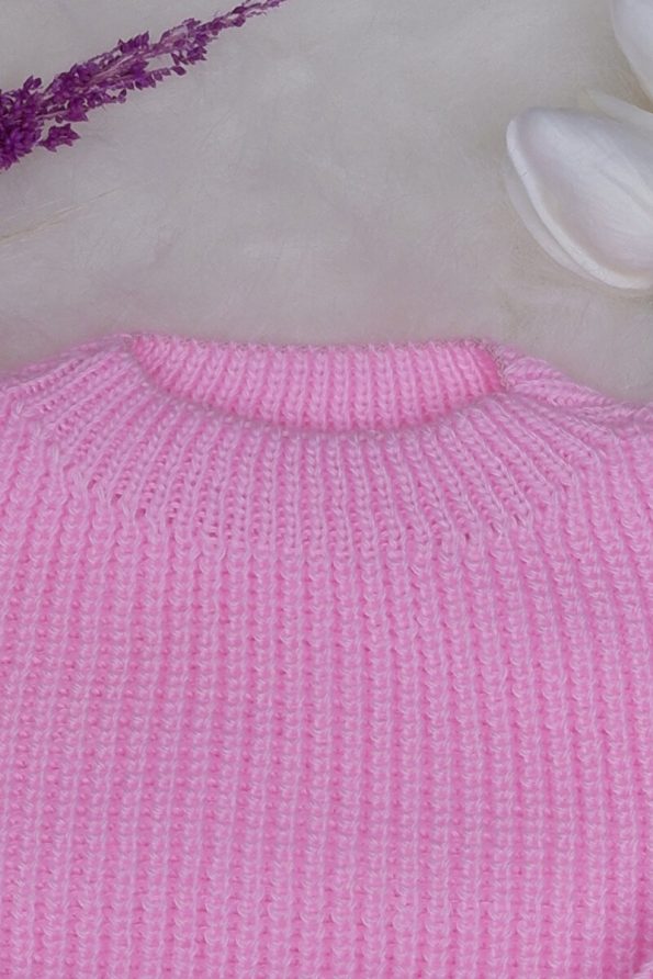 LilJoy Baby 3-Piece Winter Set Sweater Leggings Bodysuit Pink