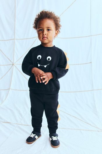 H&M 2-Piece Appliqué Sweatshirt Set