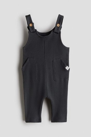 H&M Honeycomb Textured Cotton Romper