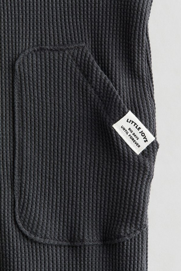 H&M Honeycomb Textured Cotton Romper